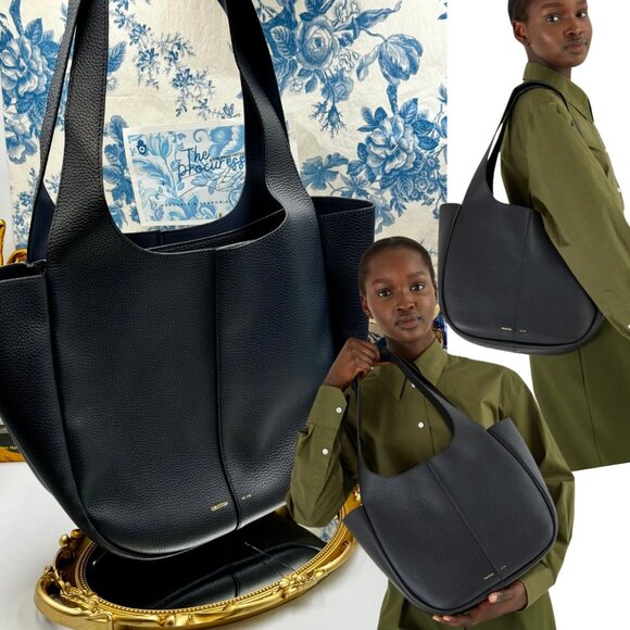 Oroton Handbags - 🆕 OROTON 🧿 NWOT Emilia Tote Bag, Navy Blue Leather